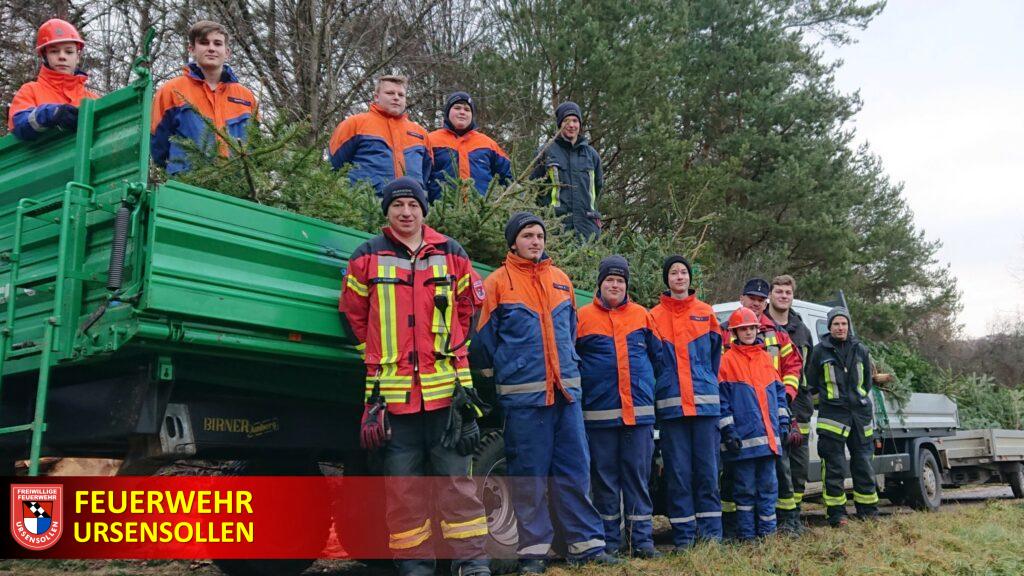 Jede Menge an Christbäumen eingesammelt