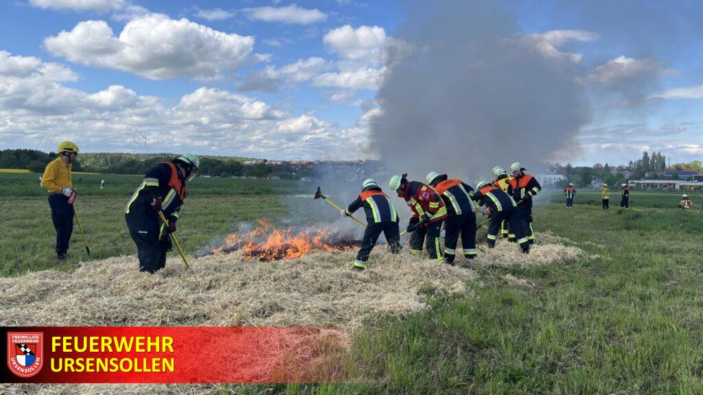 Wald und Flächenbrände fordern die Feuerwehren – Gemeindefeuerwehren üben für den Ernstfall