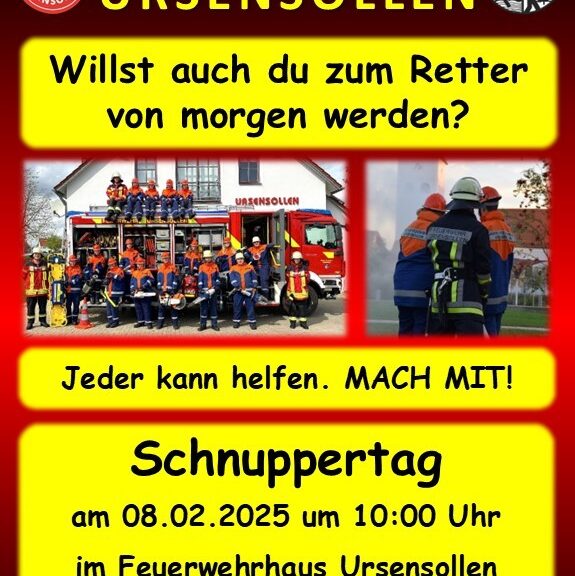 Schnuppertag der Jugendfeuerwehr