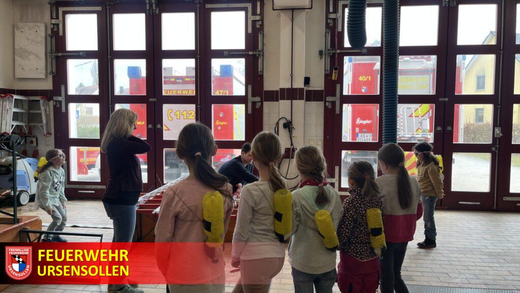 Kinderfeuerwehrübung März