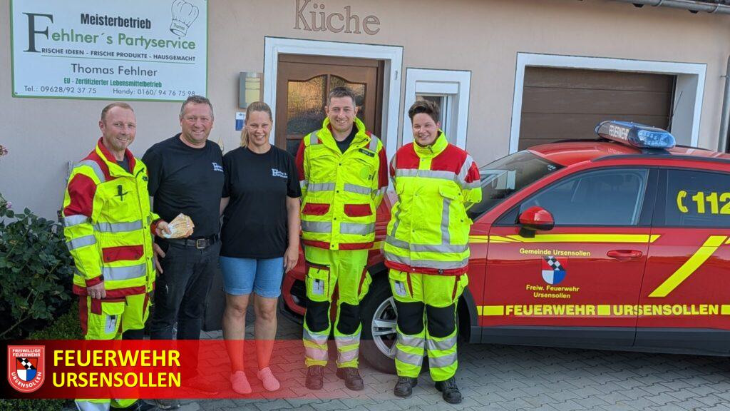 Fehlner’s Partyservice spendet für die First Responder