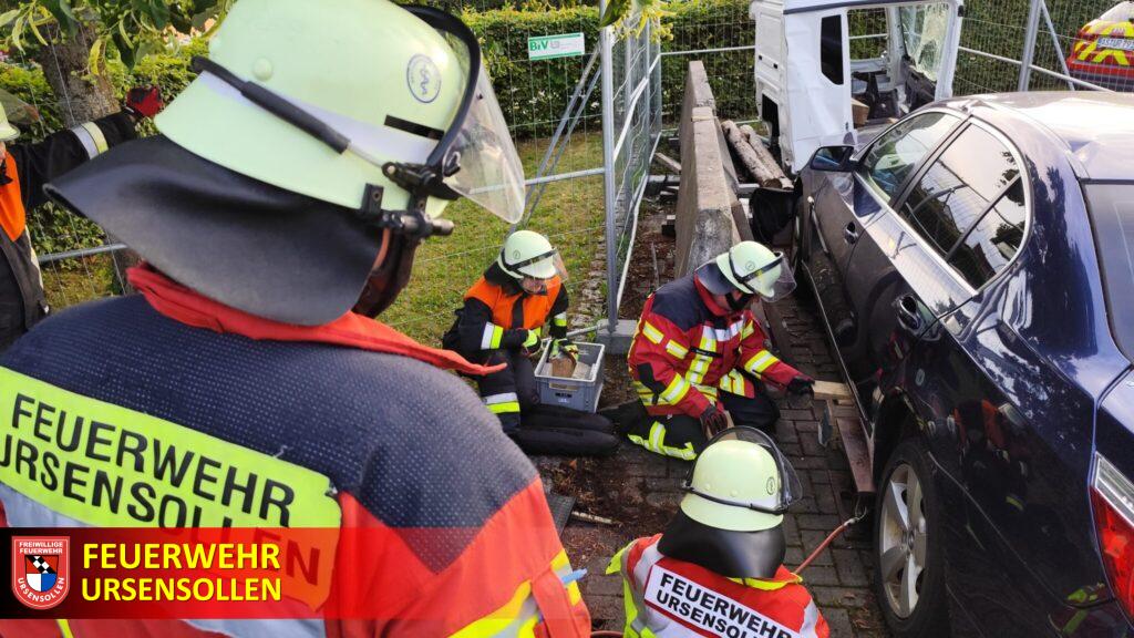 Gruppenübungen Juli – Einsatz von Hebekissen